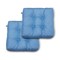 Classic Accessories 19" x 19" x 5" Seat Cushions, Periwinkle Blue, 2PK DCPBCH19195-2PK - alternate 1